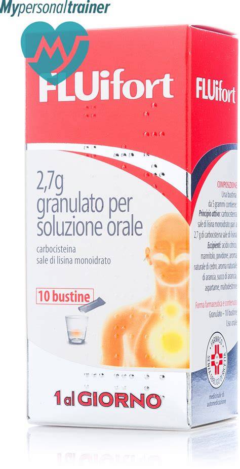 grafico indicazioni d’uso Fluimucil Fluifort