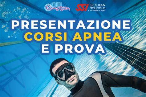 Grafico calendari corsi apnea Lombardia