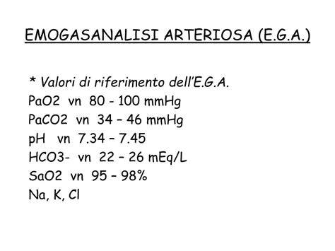 confronto pulsossimetria EGA arteriosa