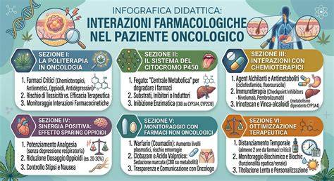 schema interazioni farmacologiche principali