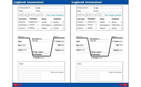 logbook immersioni interfaccia grafica