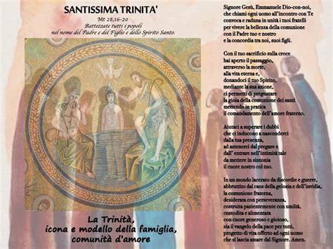 Rappresentazione visiva della Trinità e della comunione divina