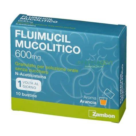figura contenuti e formati di Fluimucil mucolitico