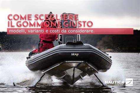diagramma confronto modelli gommone apnea