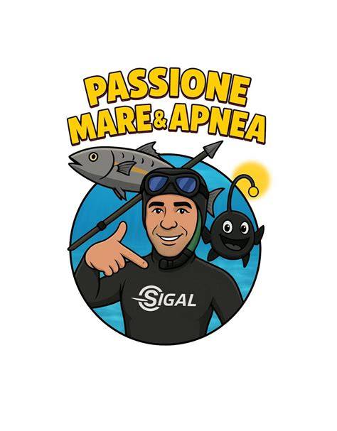 apnea mare emissione riflessioni grafico concettuale